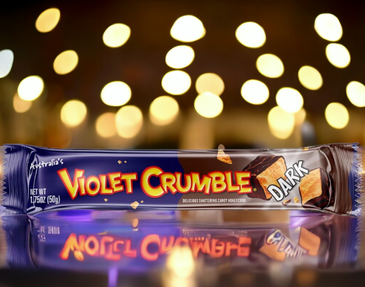 Violet Crumble Honeycomb Chocolate Bar (Australia)