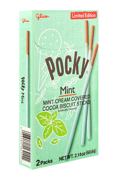 Pocky Sticks Mint Flavor (Indonesia)