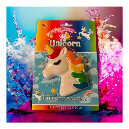 Super Giant Tutti Frutti Unicorn Gummy Candy (China)