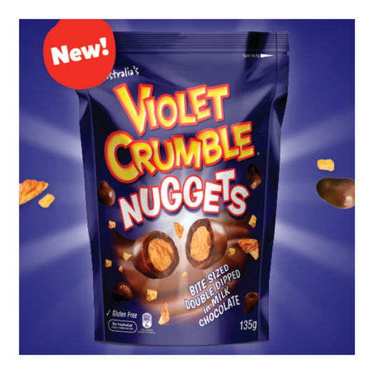 Violet Crumble Milk Chocolate Nuggets (Australia)