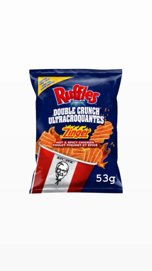 Ruffles KFC Chicken Zinger Spicy Potato Chips (Canada)