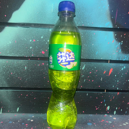 Fanta Green Apple Flavor Drink Soda (China)