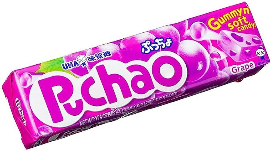 Puchao Grape Flavor Taffy (Japan)