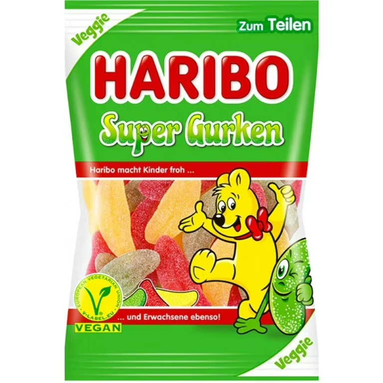 Haribo Super Gurken Pickle Gummy Bears (Germany)