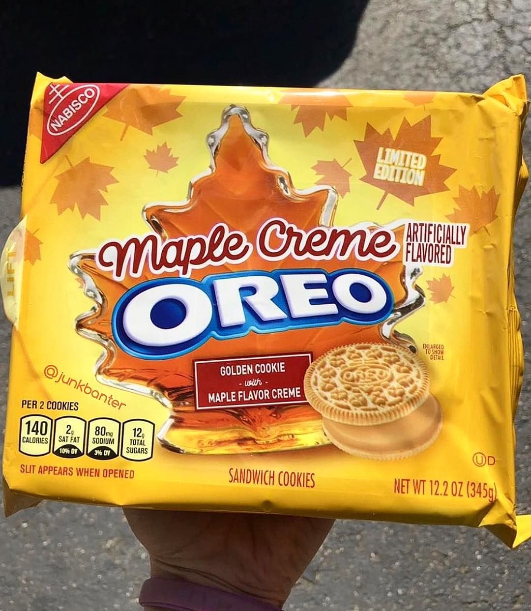 Oreo Maple Syrup Cookies Box (Canada)