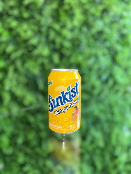 Sunkist Mango Orange Drink Soda (Canada)