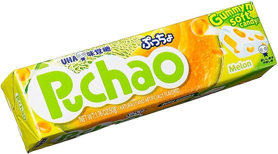 Puchao Melon Flavor Taffy (Japan)