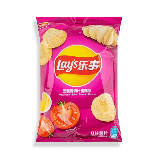 Lays Mexican Chicken Tomato Potato Chips (China) – Global Munchies