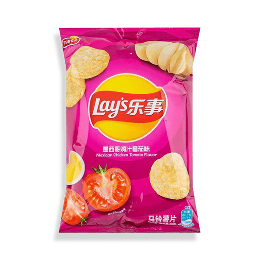 Lays Mexican Chicken Tomato Potato Chips (China)