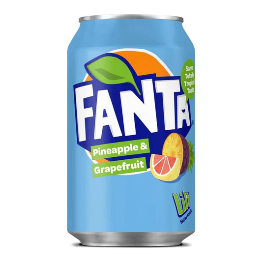 Fanta Pineapple Grapefruit Flavor Drink Soda (UK)