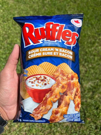 Ruffles Sour Cream and Bacon Potato Chips (Canada)