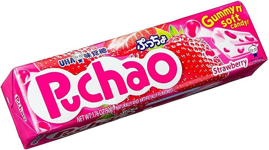 Puchao Strawberry Flavor Taffy (Japan)