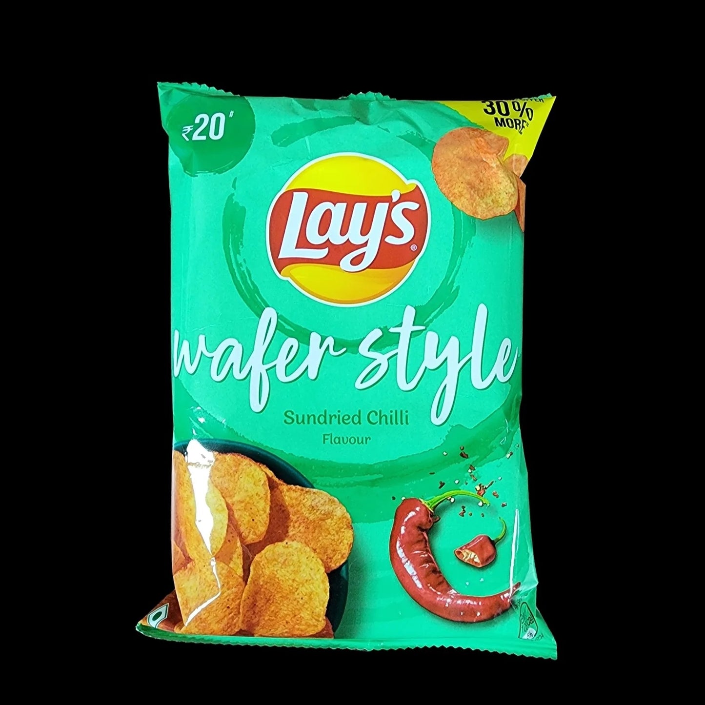 Lays Sundried Chilis Potato Chips (India)