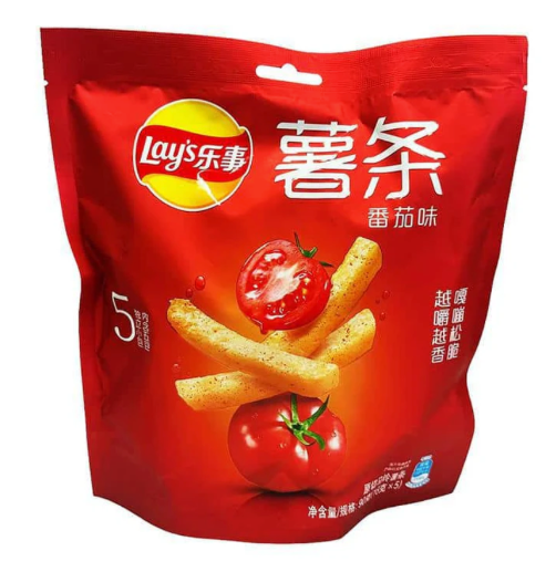 EXOTIC Lays Tomato French Fries Potato Chips (China)