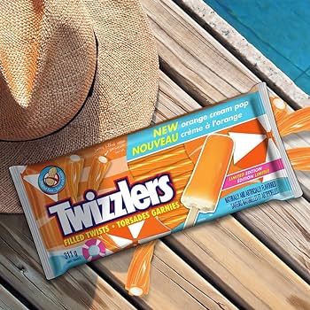 Twizzler Orange Cream Pop Tornado (Canada)