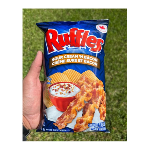 Ruffles Sour Cream and Bacon Potato Chips (Canada)