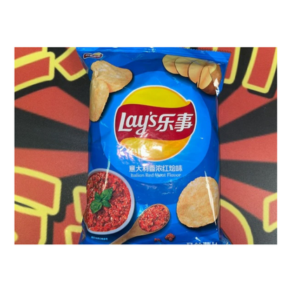 Lays Italian Red Meat Potato Chips (China)