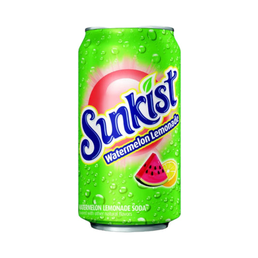 Sunkist Watermelon Lemonade Drink Soda (Canada)